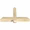 Ekena Millwork Eugene Rough Sawn Timber Gable Bracket, Douglas Fir, 36"W x 23"H x 4"D x 4"F, 15/12 Pitch GBW036X23X0404EUG00RDF - alternate 5